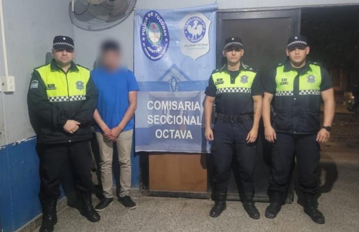 Rápido y eficiente rescate policial evitó que un auto cayera a un canal