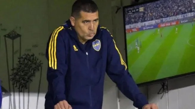 La reacción de Riquelme ante la eliminación de Boca contra Independiente