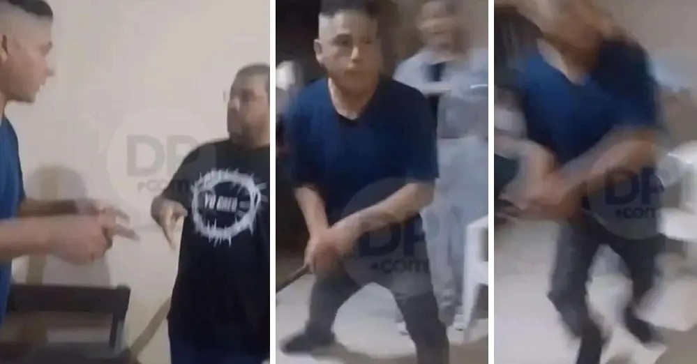 Santiago del Estero: pastores evangélicos a las piñas en el Templo 