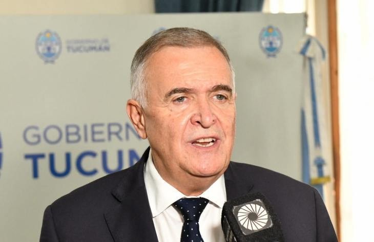 Jaldo dijo que la propuesta tributaria presentada en Tucumán por LLA es, solo electoralista