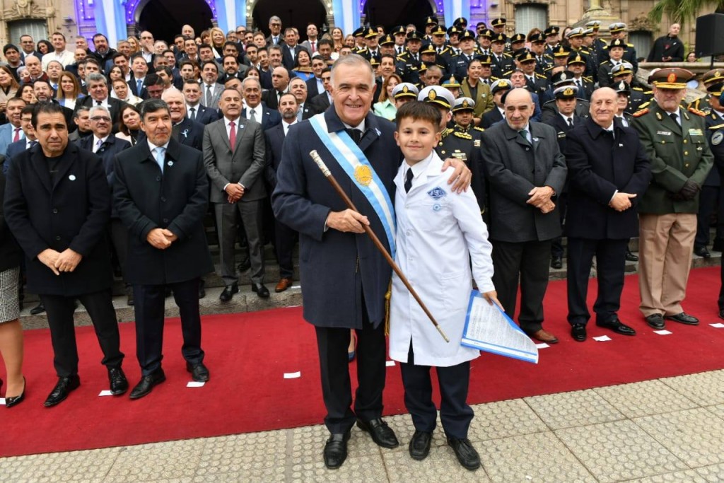 Este 25 de Mayo Jaldo aseguró que "hay que colocar siempre la Bandera Argentina por sobre todas las ideologías"