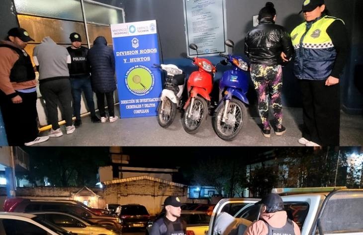 Investigan una banda delictivia que se dedicaría a la venta de motos robadas