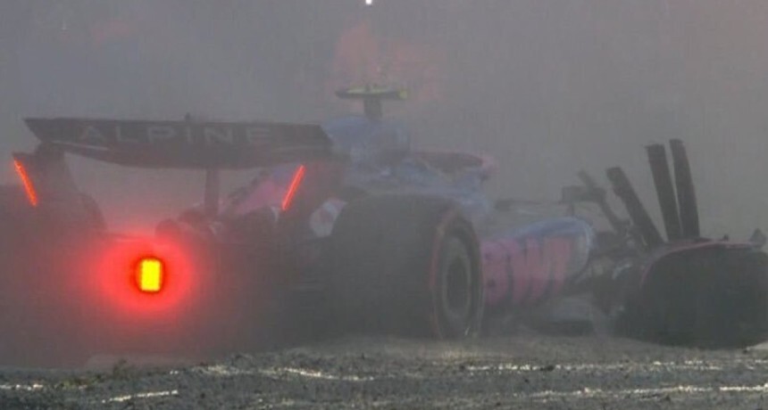 Franco Colapinto chocó en la clasificación de Imola