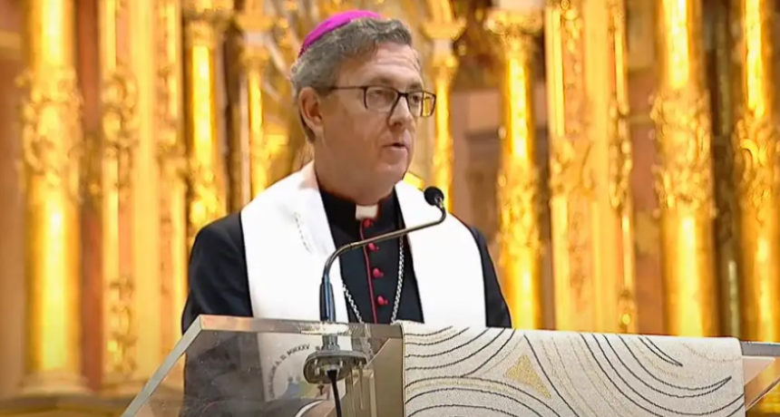 García Cuerva en el Tedeum: "En la Argentina se están muriendo la fraternidad, la tolerancia y el respeto"