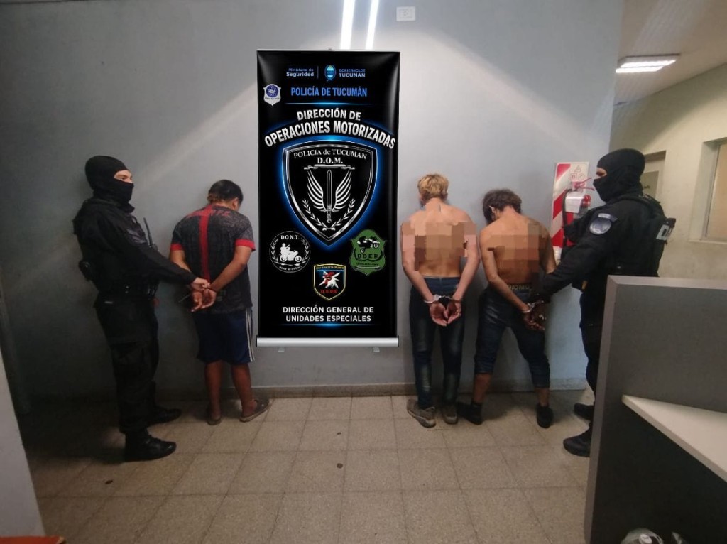 Causaron disturbios en Villa 9 de Julio y fueron detenidos