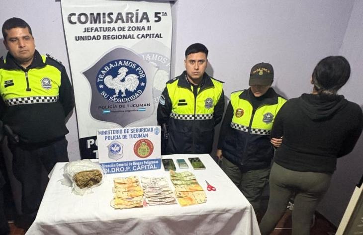 Tras una investigaci&oacute;n y allanamiento la polic&iacute;a desbarata un punto de venta de drogas