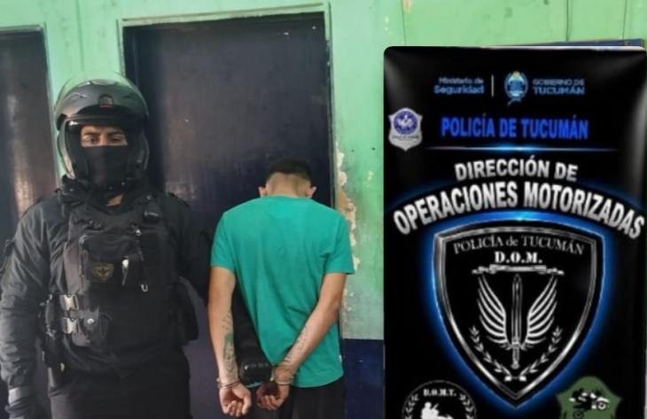 "Topito" fue atrapado acusado de robo