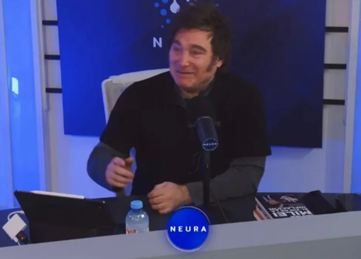 Bajo rating para la entrevista a Milei en Neura 