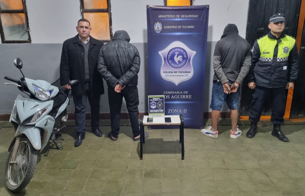 Atrapan a dos hombres por el robo de celulares