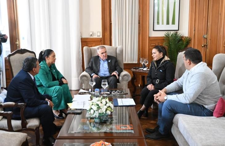 El Gobernador recibi&oacute; a las diputadas Medina y Fern&aacute;ndez
