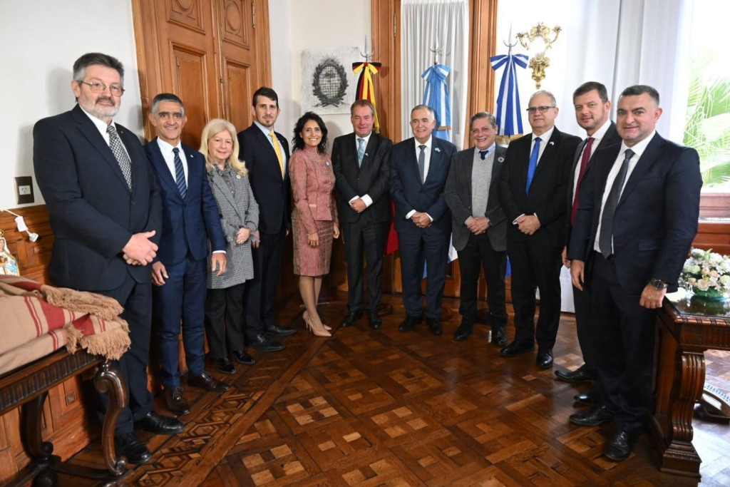 Jaldo recibi&oacute; a los embajadores de Alemania e Israel en el marco del Simposio Internacional por los Juicios de N&uacute;remberg