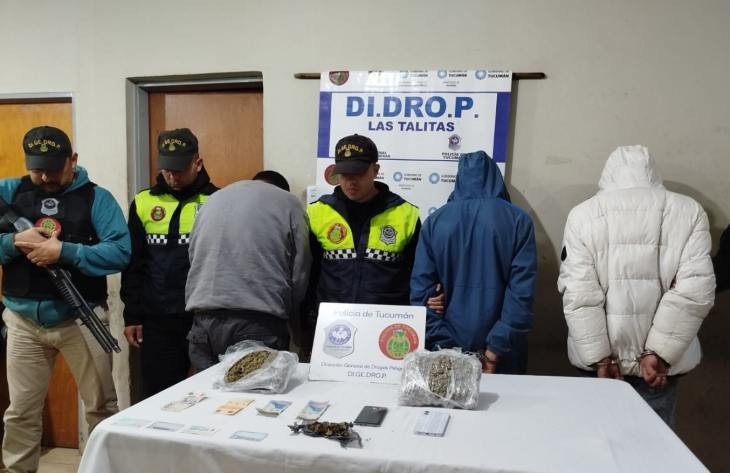 "Pasamanos": detienen a varias personas e incautan gran cantidad de droga