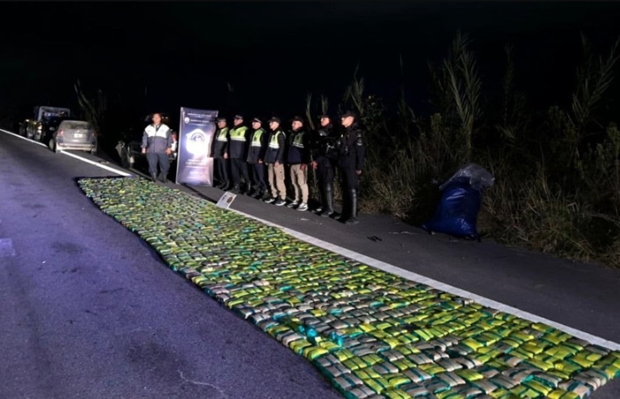 La muerte de una adolescente en la Autopista llev&oacute; al hallazgo de 264 kilos de hojas de coca