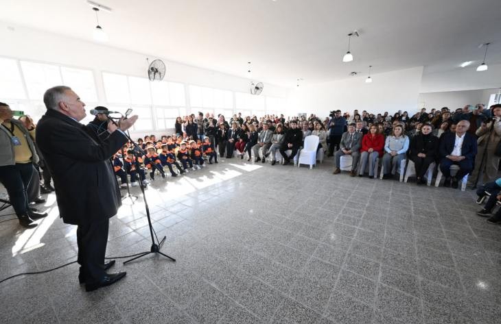 Jaldo inaugur&oacute; el nuevo edificio de la Escuela de Nivel Inicial N&deg;60 en El Cha&ntilde;ar