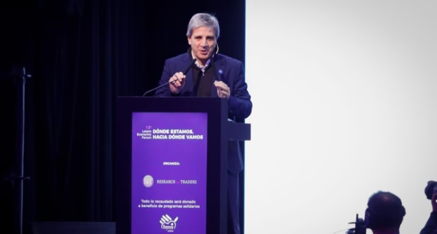 Caputo defendi&oacute; el rumbo econ&oacute;mico: 