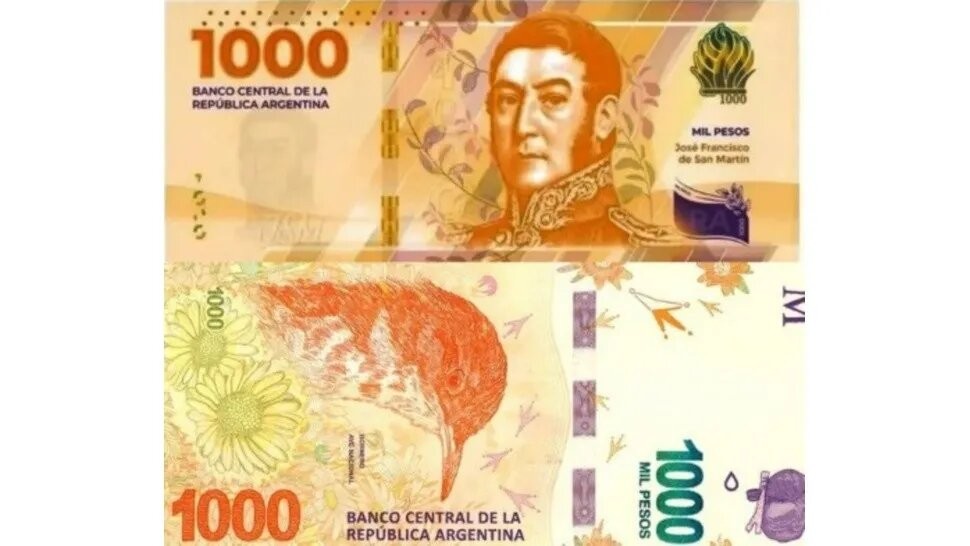 San Martín estará en el billete de $1000