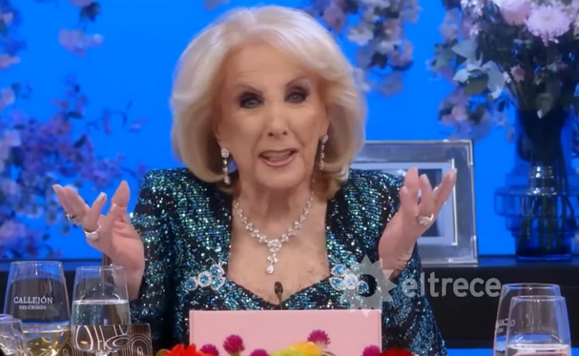 Mirtha Legrand habló de Darín y sirvió empanadas en su mesa
