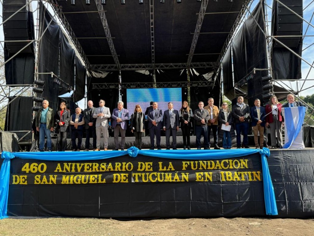 Tucumán celebró los 460 años de su fundación en el sitio histórico de Ibatín