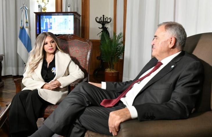El gobernador Osvaldo Jaldo se reunió con la Intendenta Marta Albarracín