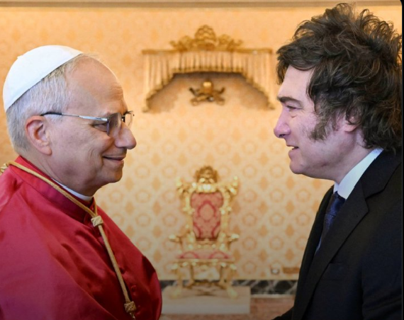Javier Milei aseguró que el Papa León XIV visitará Argentina 