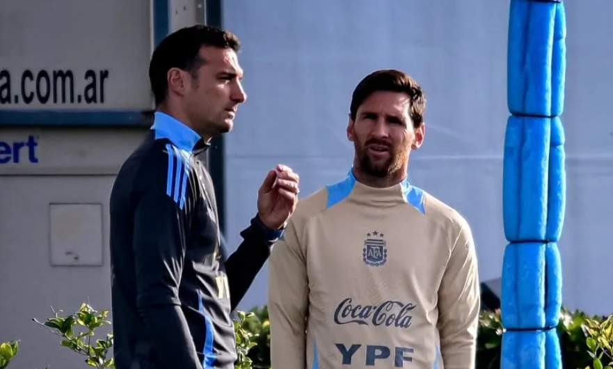 Con Messi como titular la Scaloneta espera por Colombia