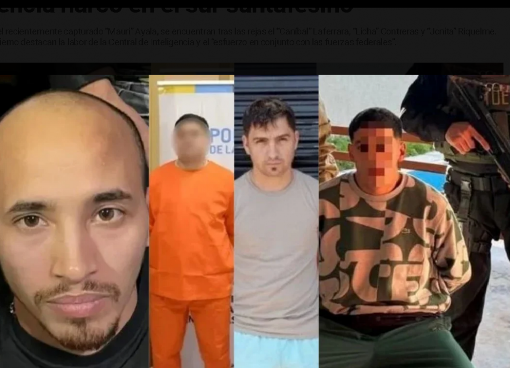 Cuatro narcos que se encontraban prófugos fueron apresados 