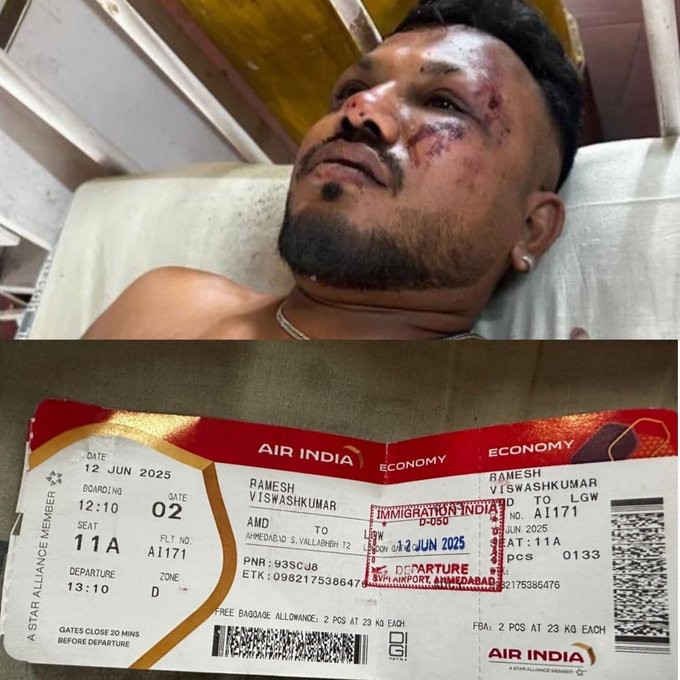 India: un sobreviviente salió caminando del trágico accidente aéreo 