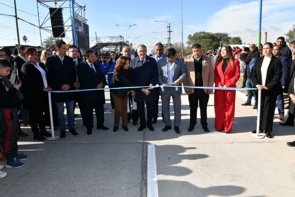Jaldo conmemoró el 132° aniversario de Ranchillos e inauguró obras comunitarias