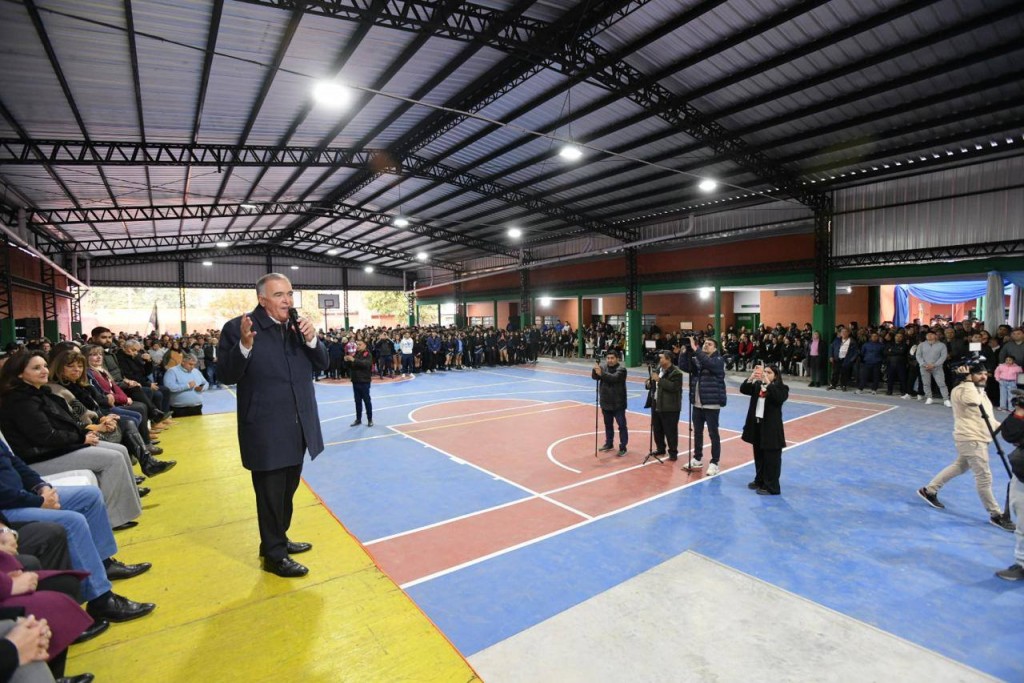 Jaldo inauguró obras en la Escuela Secundaria El Corte en Alderetes