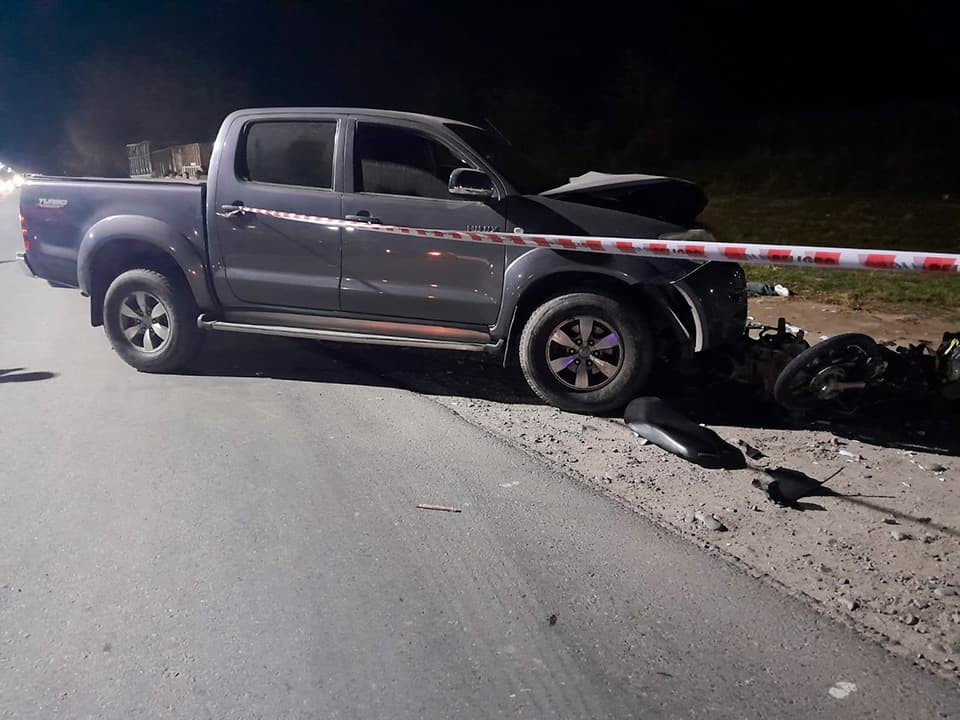 Una adolescente perdió la vida tras ser embestida por una camioneta en la ruta 325
