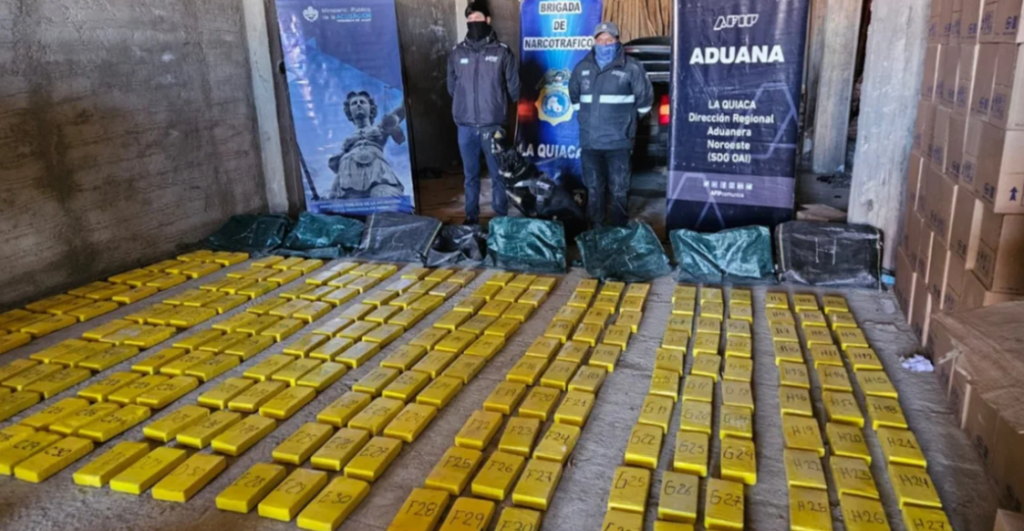 En un doble operativo incautan casi 500 kilos de cocaína en La Quiaca