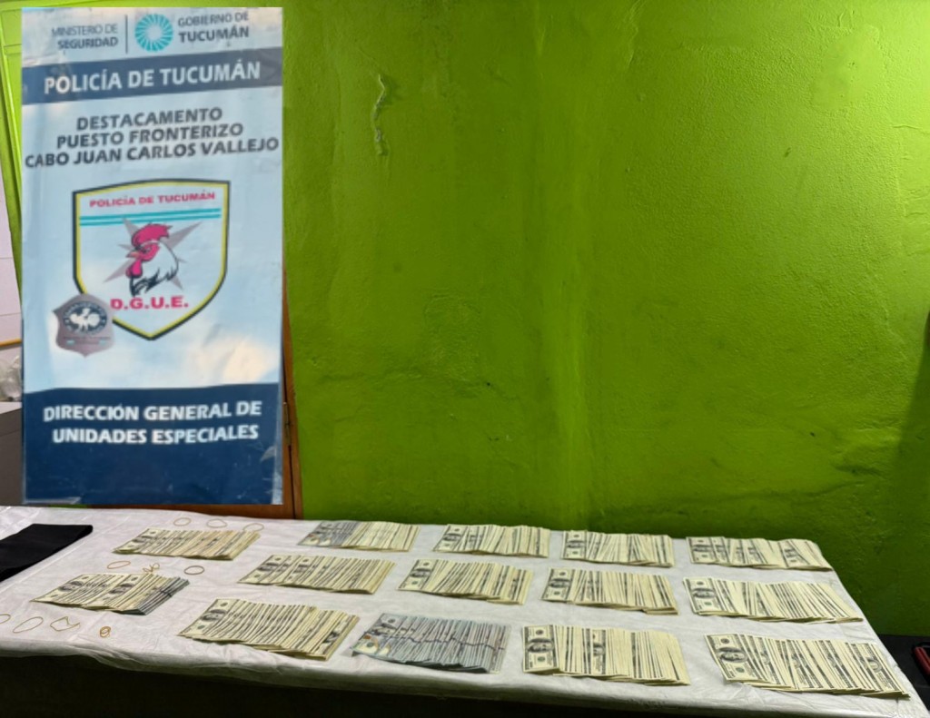 Operativo Lapacho: intentó pasar 140 mil dólares escondidos bajo su ropa pero no pudo