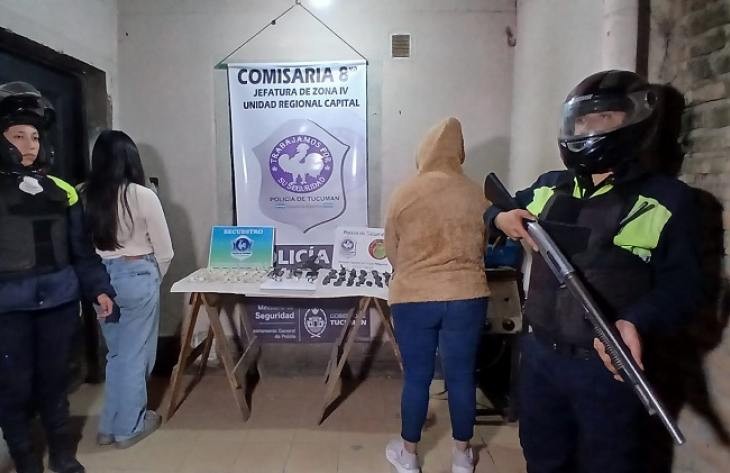 Detención, secuestro de armas y drogas durante un operativo en Manantial Sur
