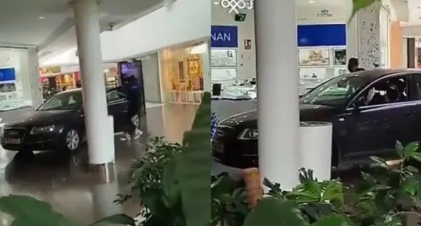 Robaron una joyería en un shopping de Madrid y se escaparon en un Audi