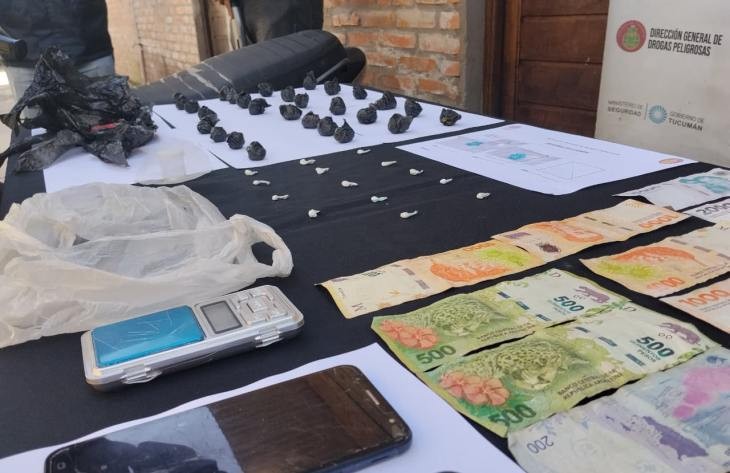 Cinco aprehendidos y secuestro de drogas en distintos procedimientos contra el narcomenudeo
