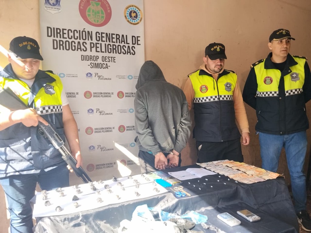 Monteros: la Polic&iacute;a de Tucum&aacute;n desbarat&oacute; kioscos de venta de drogas que realizaban delivery