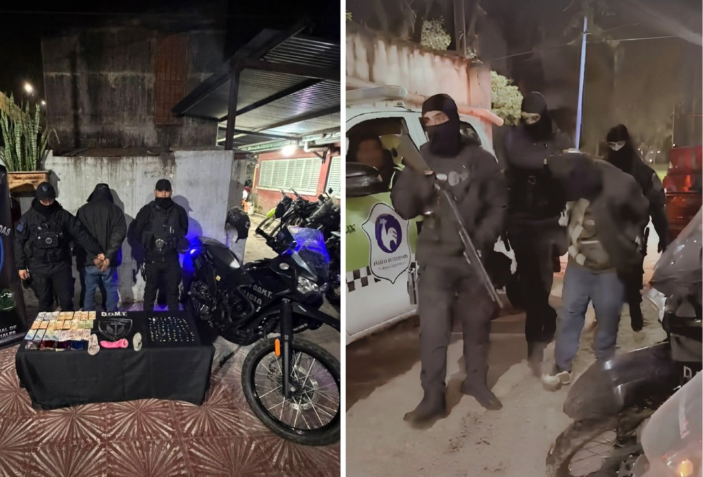 Un dealer fue sorprendido infraganti cuando comercializando drogas