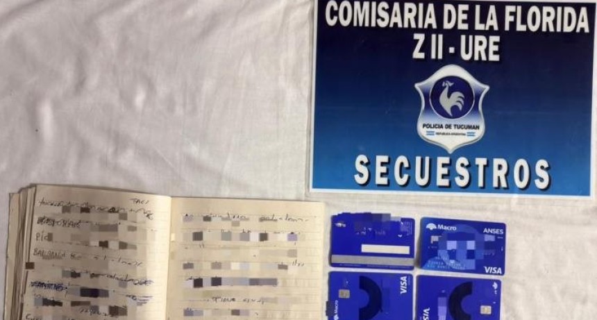 Secuestros de armas y tarjetas vinculadas a un caso de amenazas y usura