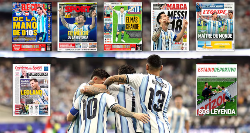Los medios del mundo reflejaron la actuaci&oacute;n de Messi ante Austria