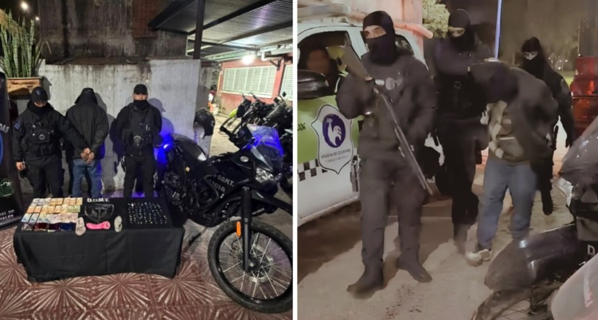 Un dealer fue sorprendido infraganti cuando comercializando drogas