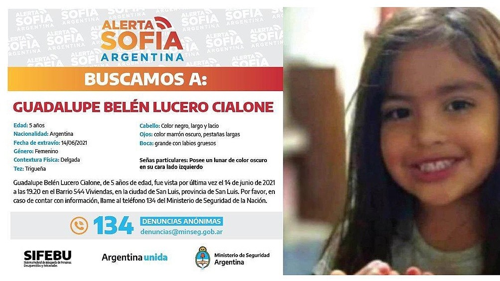 San Luis: A 3 semanas de su desaparición, continúa la búsqueda de Guadalupe Lucero 