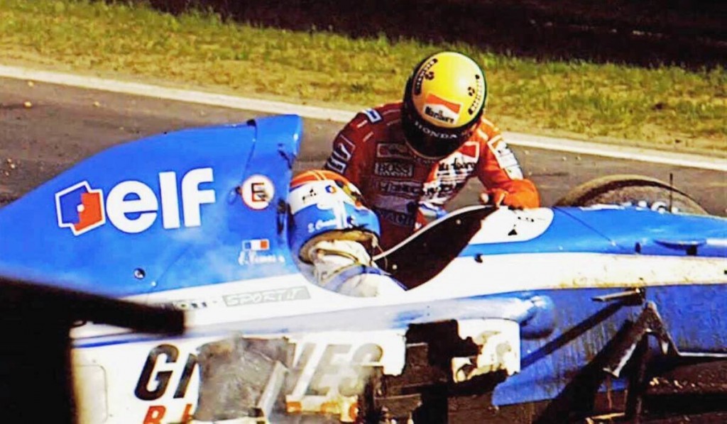 F1: El día que Ayrton Senna arriesgó su vida para salvar a un compañero
