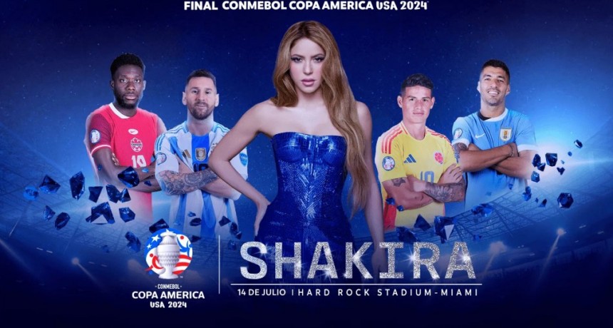 Shakira le pondrá música a la final de la Copa América 2024