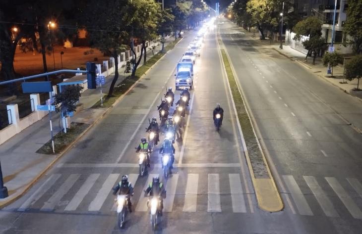 Amplio despliegue de la Unidad Regional Capital para prevenir delitos