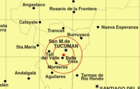Tucumán tembló en la madrugada de este jueves