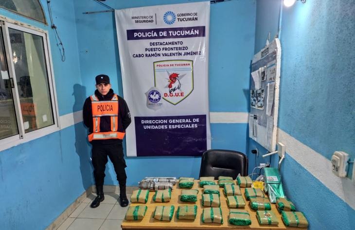 Operativo Lapacho: Incautan 27 kilos de hojas de coca y mercadería por contrabando