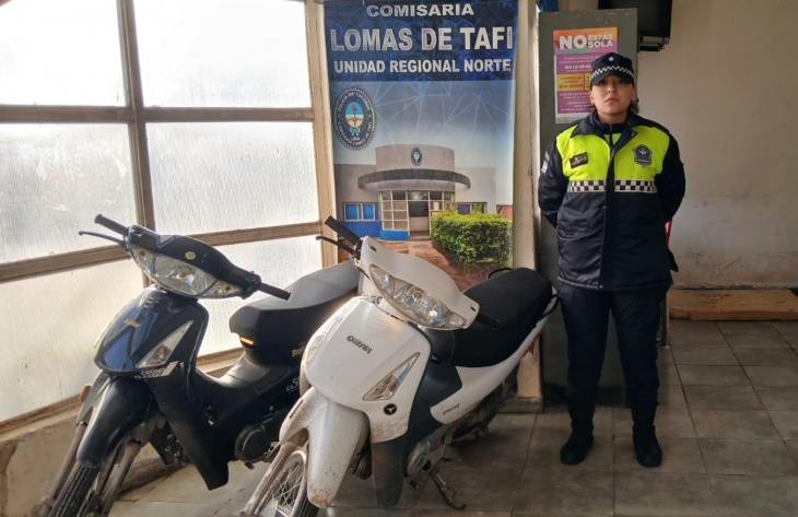 La Policía en un operativo recupero una moto 