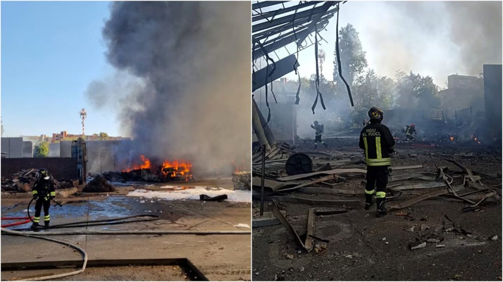 Roma: explosión en una gasolinera en varios heridos, dos están graves