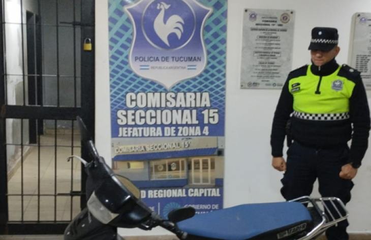 Detienen a dos menores que estarían involucrados en robos de motos 