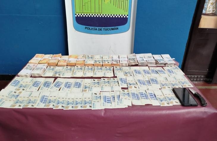Atraparon a delincuente que robó un cajero automático y recuperaron varios millones